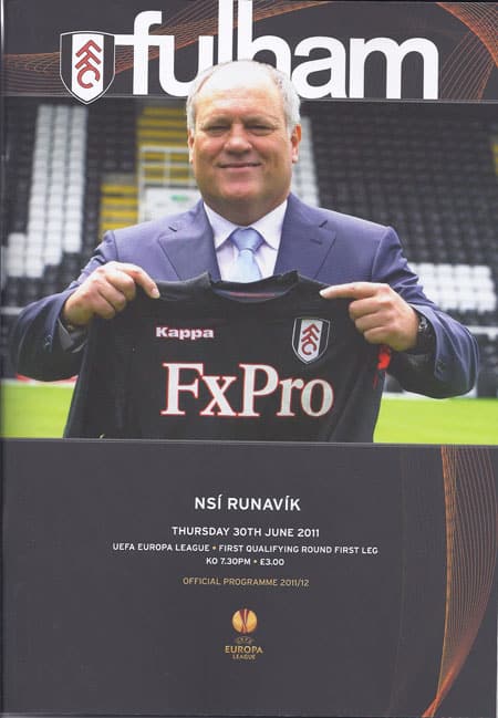 Fulham FC v NSI Runavik